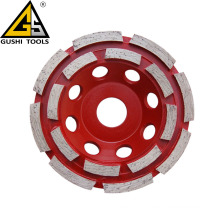 EN13236 Double Row Diamond Grinding Cup Wheel for Concrete